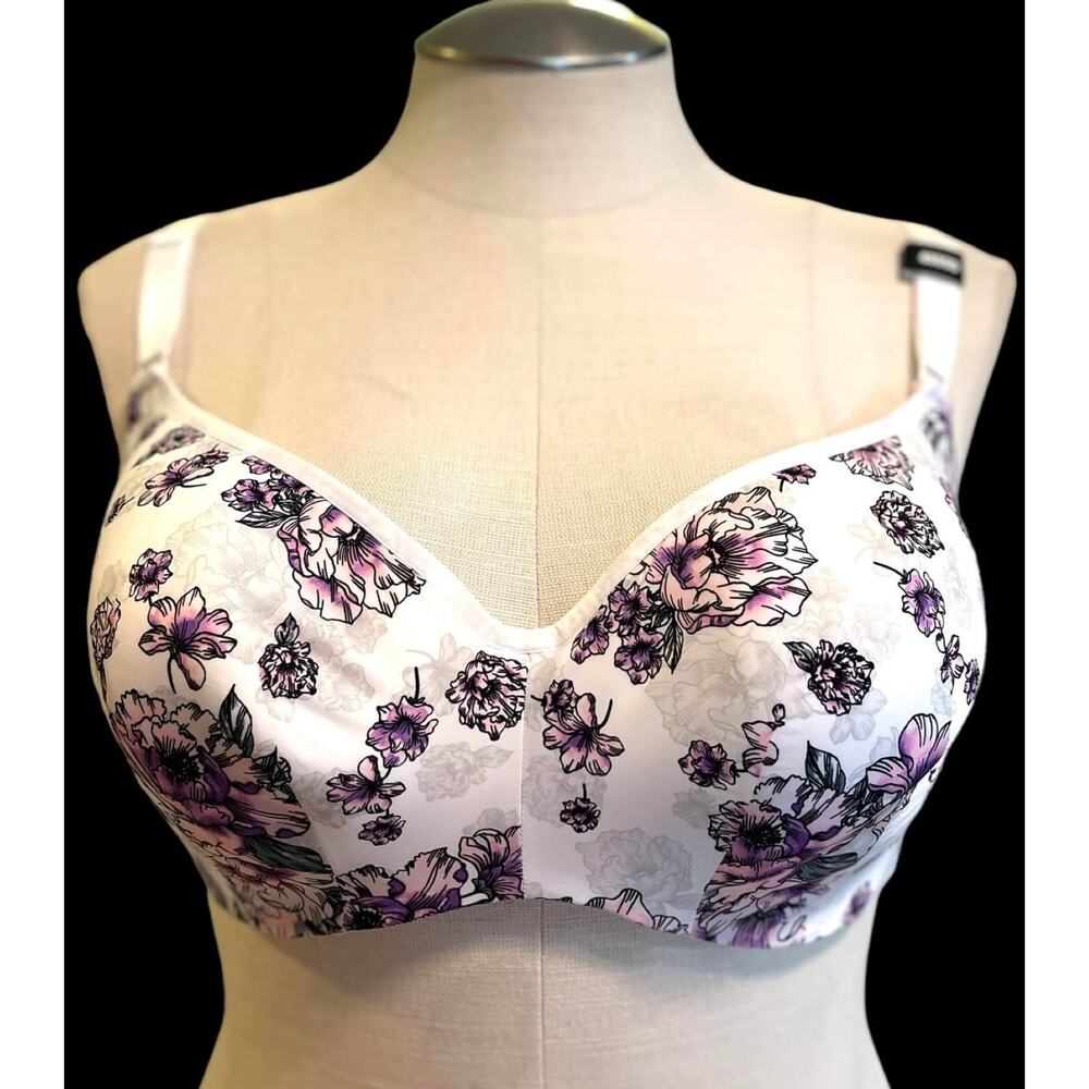 New Torrid 40DDD 360 Back Smoothing Full Coverage Balconette Underwire Lined Bra